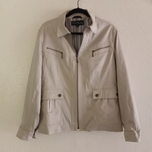 UTEX Platinum Khaki Trench Short Jacket